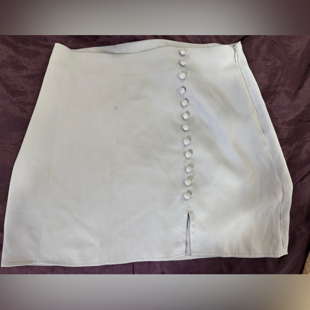 Light Blue Mini skirt